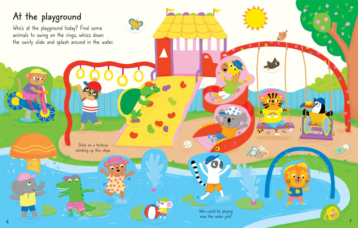 9781805075486 Usborne First Sticker Book Summer [5]