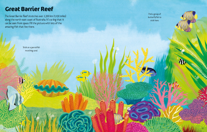 9781805077183 Usborne First Sticker Book Ocean Animals [2]