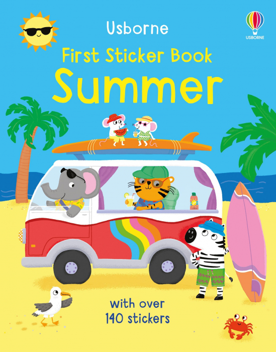9781805075486 Usborne First Sticker Book Summer [1]