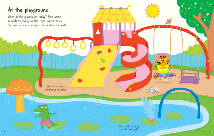 9781805075486 Usborne First Sticker Book Summer [4]