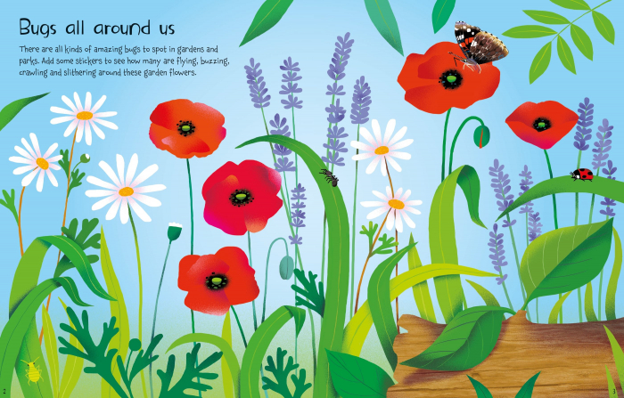 9781474937078 Usborne First Sticker Book Bugs [2]