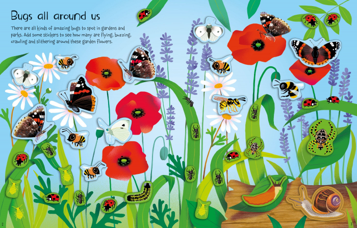 9781474937078 Usborne First Sticker Book Bugs [3]