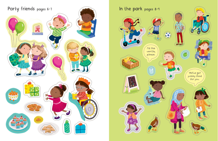 9781474999168 Usborne First Sticker Book My Friends [2]