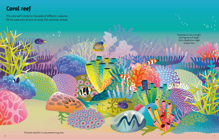 9781805077183 Usborne First Sticker Book Ocean [2]
