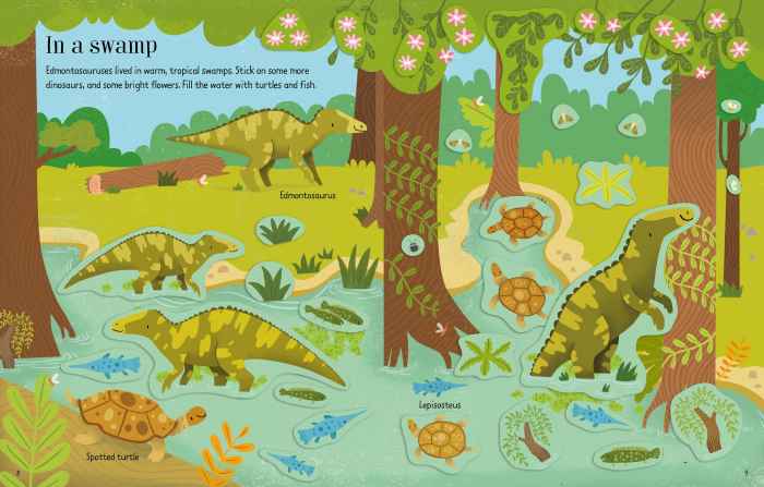 9781474968263 Usborne First Sticker Book Dinosaurs [2]
