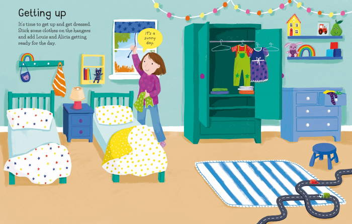 9781474999151 Usborne First Sticker Book My Day [3]