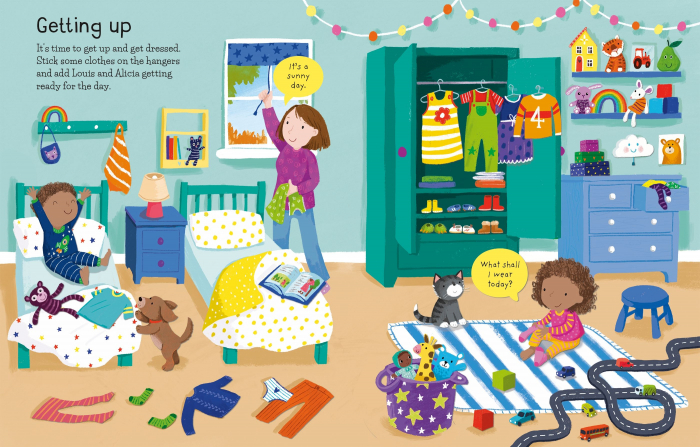 9781474999151 Usborne First Sticker Book My Day [4]