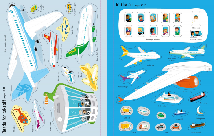 9781409587507 Usborne First Sticker Book Airport [4]
