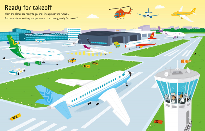 9781409587507 Usborne First Sticker Book Airport [3]