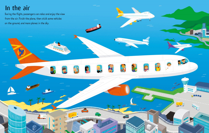 9781409587507 Usborne First Sticker Book Airport [6]