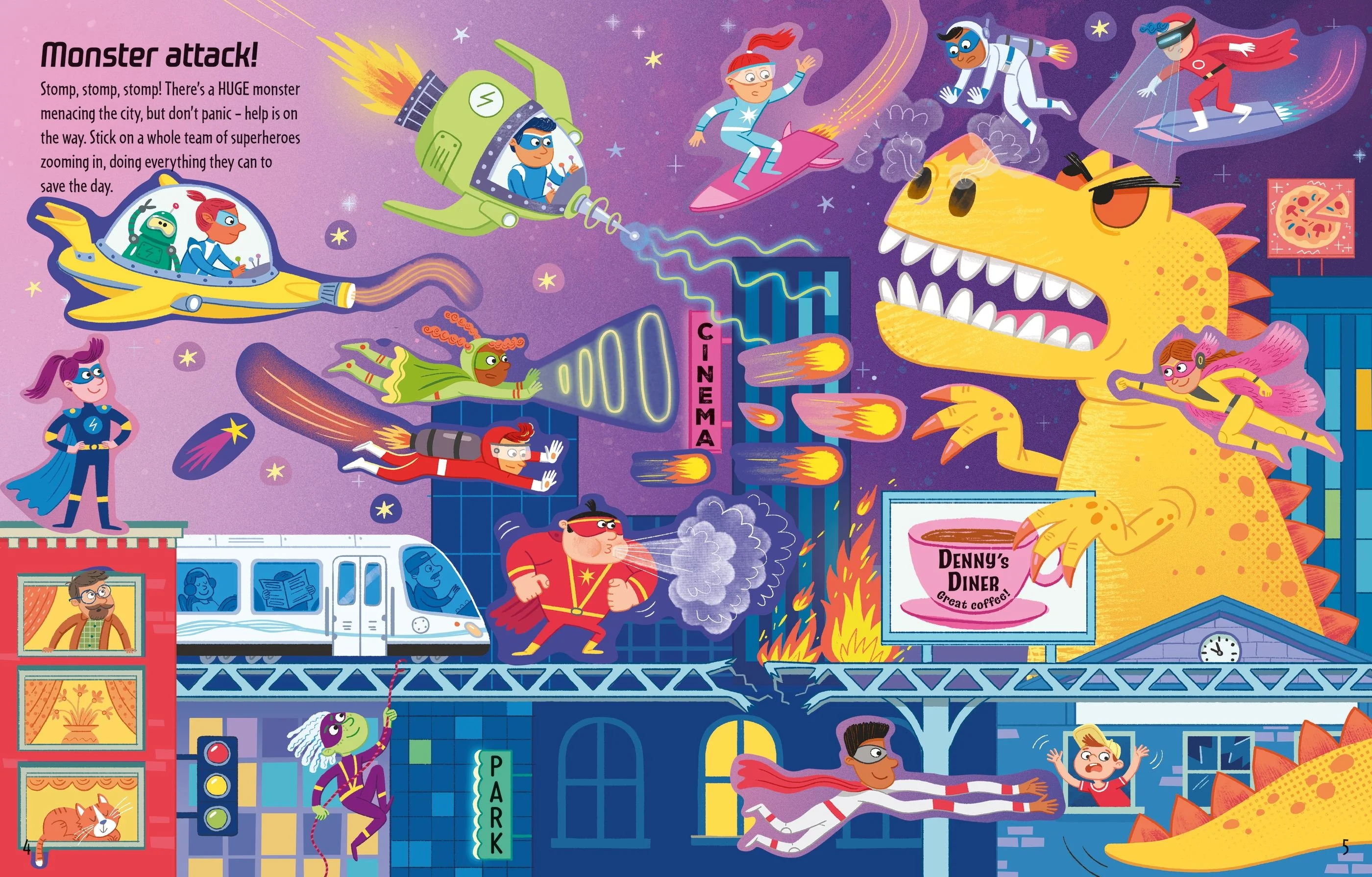 9781805070832 Usborne First Sticker Book Superheroes [3]