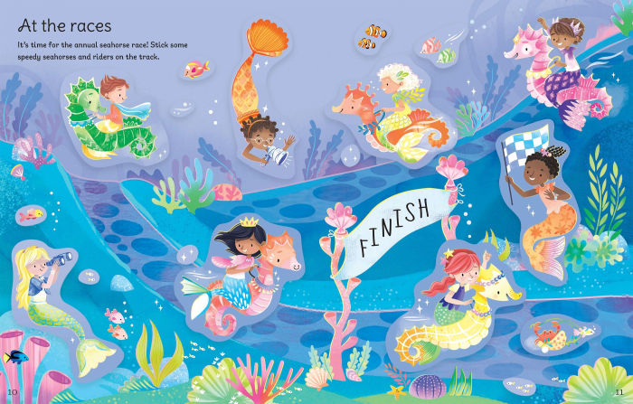 9781836042945 Usborne First Sticker Book Mermaids [3]