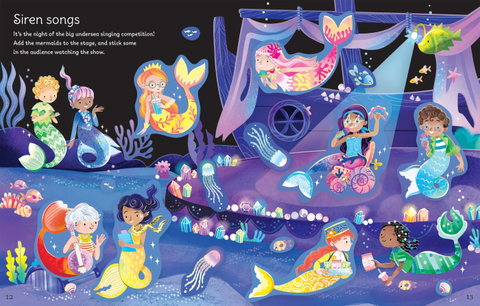 9781836042945 Usborne First Sticker Book Mermaids [5]