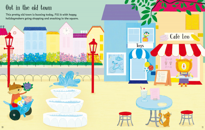 9781805075295 Usborne First Sticker Book Holiday [4]