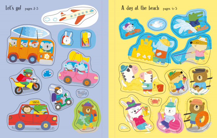 9781805075295 Usborne First Sticker Book Holiday [5]
