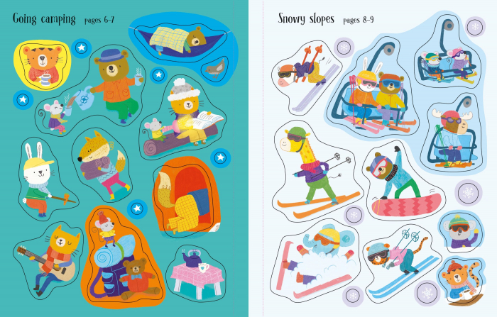9781805075295 Usborne First Sticker Book Holiday [6]