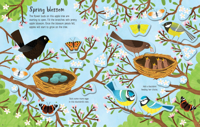 9781474968256 Usborne First Sticker Book Seasons [3]