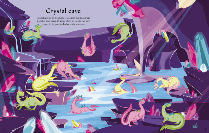 9781474966641 Usborne Dragons Sticker Book [3]