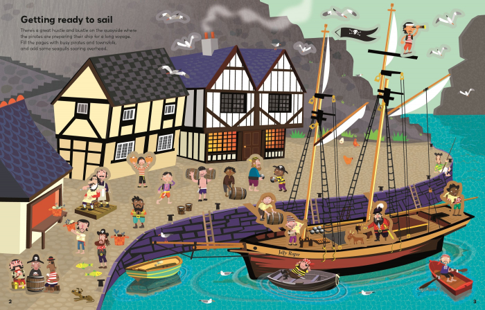 9781836041108 Usborne Pirate Sticker Book [3]