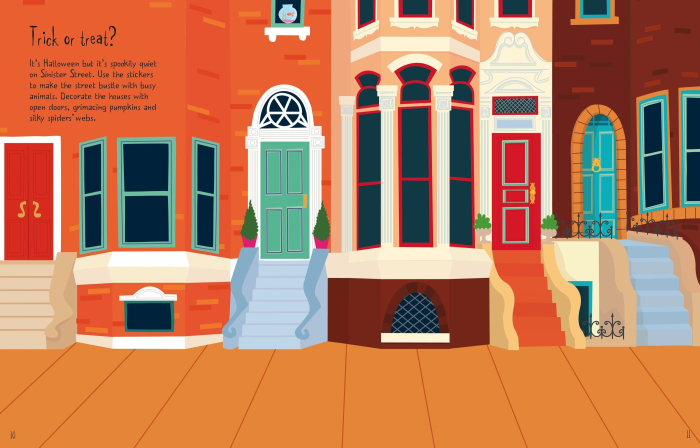 9781801313650 Usborne Halloween Sticker Book [4]