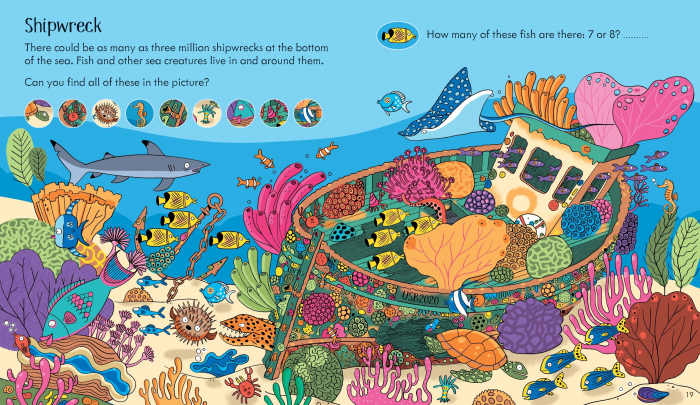 9781474989770 Usborne Little Children's Under the Sea Activity Book [4]