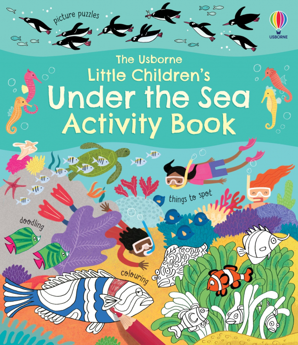 9781474989770 Usborne Little Children's Under the Sea Activity Book [1]