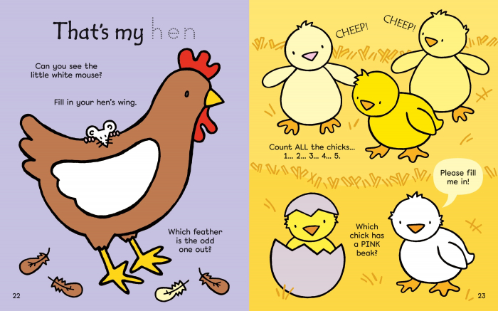 9781805079743 Usborne That's not my... Farm Activity Book [3]