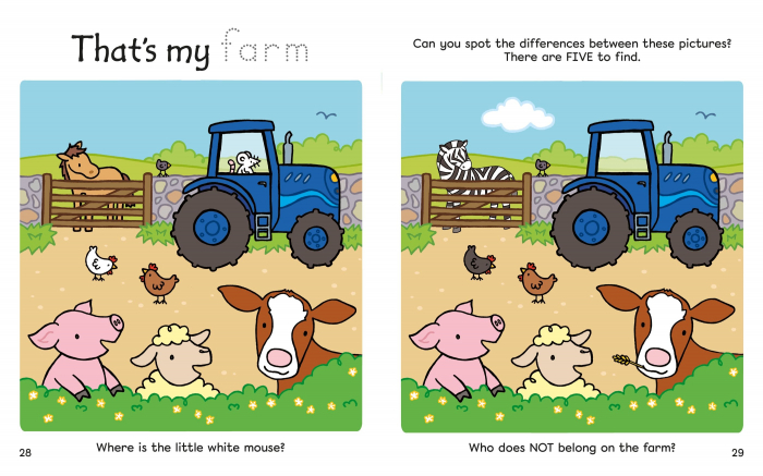 9781805079743 Usborne That's not my... Farm Activity Book [4]
