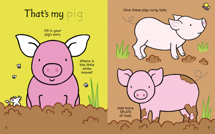 9781805079743 Usborne That's not my... Farm Activity Book [2]