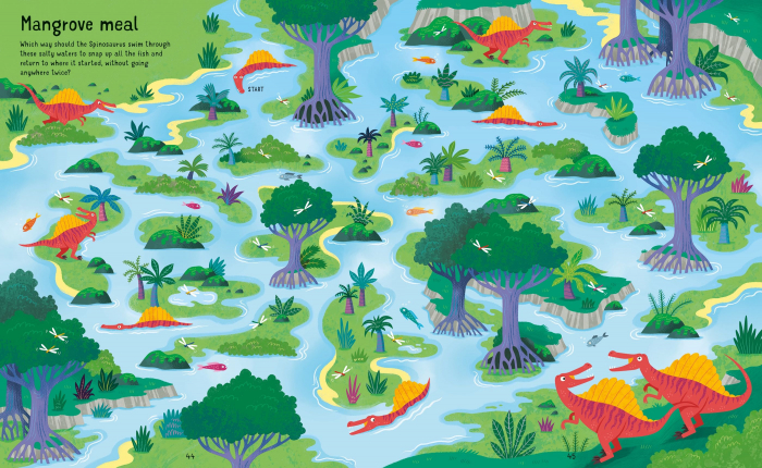 9781474985369 Usborne Dinosaur Mazes [2]