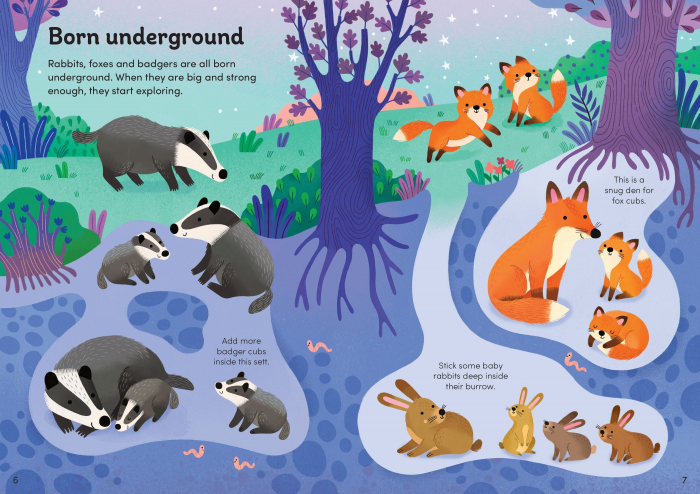 9781803704579 Usborne Little First Stickers Baby Animals [4]