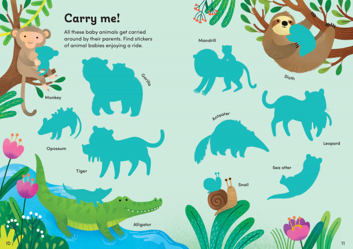 9781803704579 Usborne Little First Stickers Baby Animals [5]