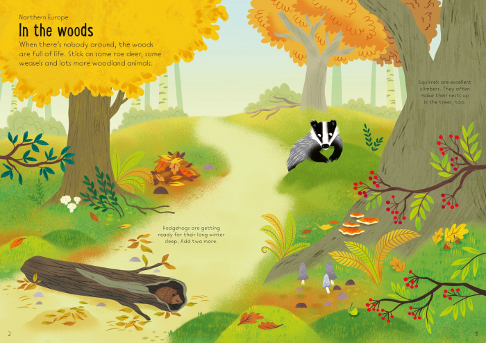 9781805071143 Usborne Little First Stickers Nature [3]