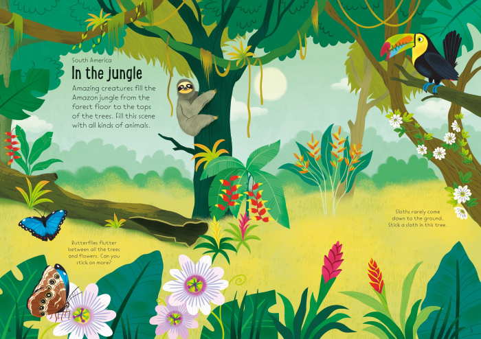 9781805071143 Usborne Little First Stickers Nature [5]