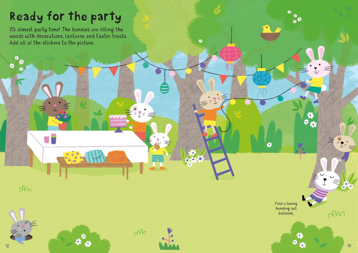 9781803701059 Usborne Little First Stickers Easter Bunnies [2]