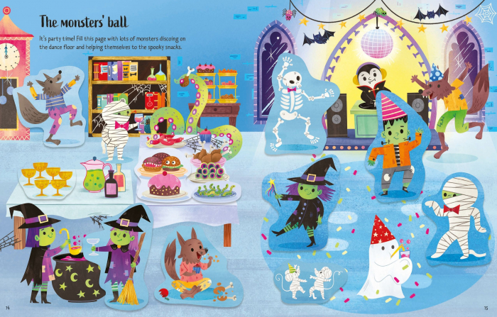 9781805070856 Usborne First Sticker Book Halloween [7]
