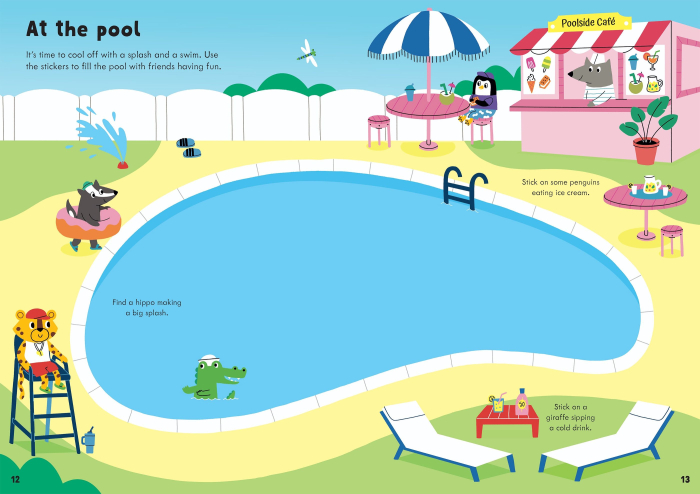 9781474985888 Usborne Little First Stickers Holiday [4]