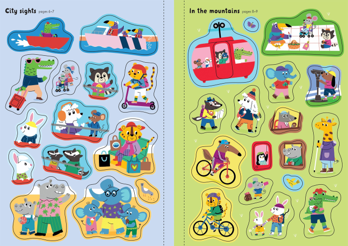 9781474985888 Usborne Little First Stickers Holiday [6]