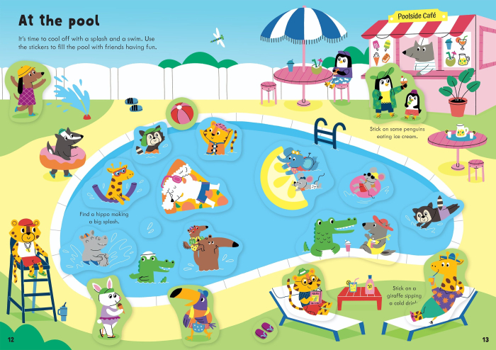 9781474985888 Usborne Little First Stickers Holiday [5]