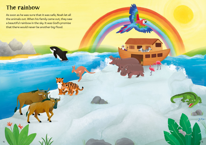 9781836041504 Usborne Little First Stickers Noah's Ark [5]