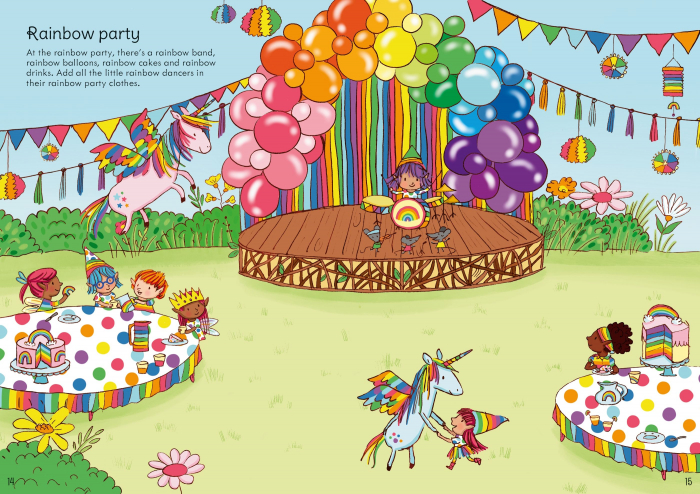 9781474992008 Usborne Little First Stickers Rainbows [3]