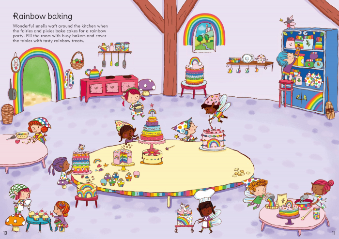 9781474992008 Usborne Little First Stickers Rainbows [2]