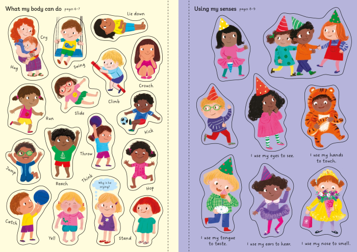 9781835409565 Usborne Little First Stickers My Body [6]