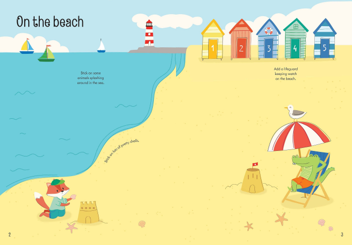 9781474947626 Usborne Little First Stickers Summer [3]