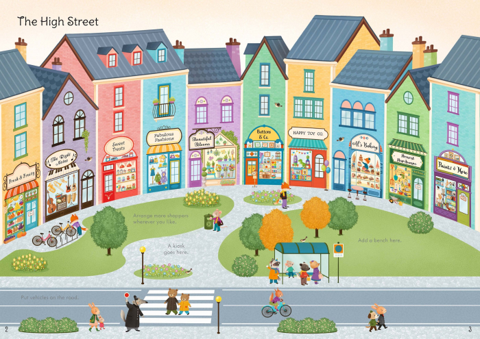 9781474951296 Usborne Little First Stickers Shops [3]