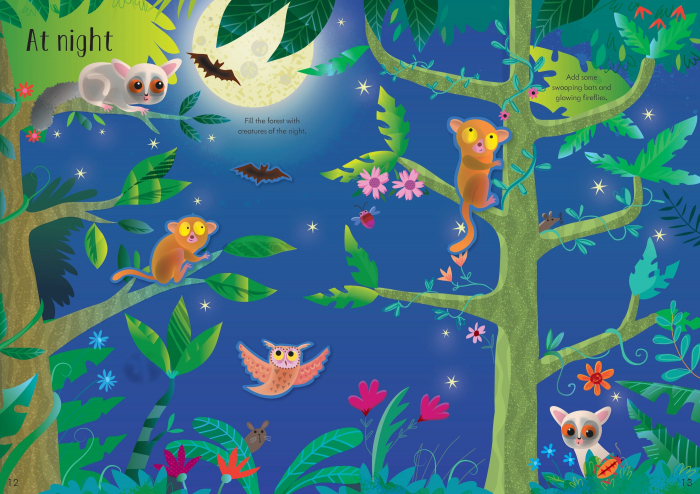 9781474964425 Usborne Little First Stickers Jungle [2]
