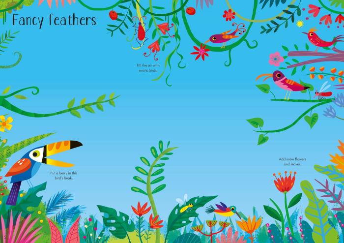 9781474964425 Usborne Little First Stickers Jungle [3]