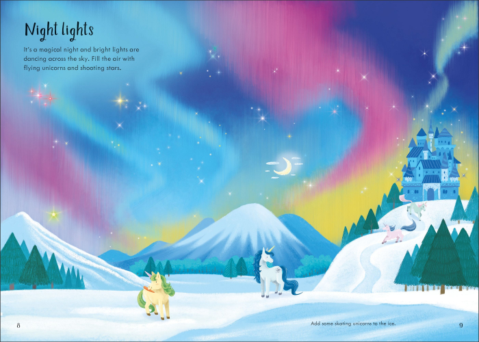 9781474995580 Sparkly Unicorns Sticker Book [3]
