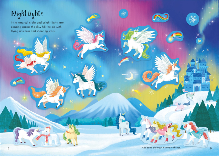 9781474995580 Sparkly Unicorns Sticker Book [4]