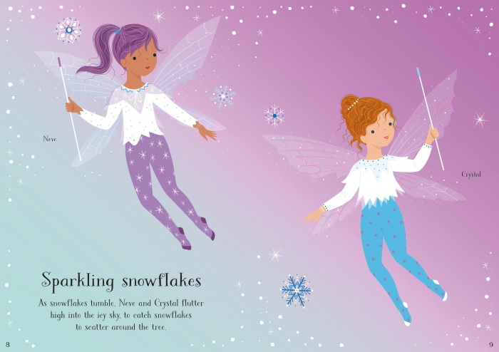 9781474999229 Usborne Little Sticker Dolly Dressing Christmas Fairy [6]